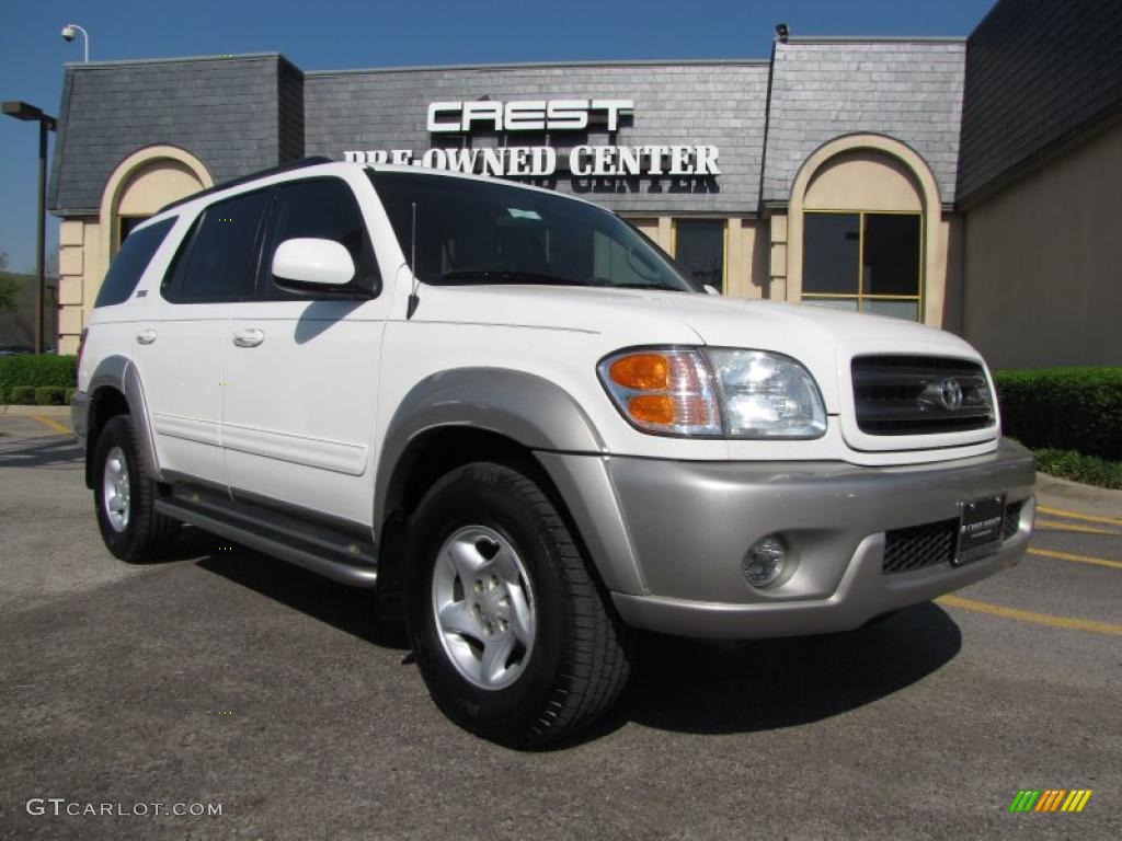 2002 Natural White Toyota Sequoia SR5 #28403174 | GTCarLot.com - Car ...