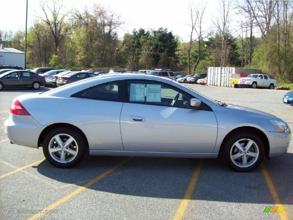 2005 Accord EX-L Coupe - Satin Silver Metallic / Black photo #22