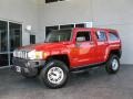 2006 Victory Red Hummer H3   photo #2