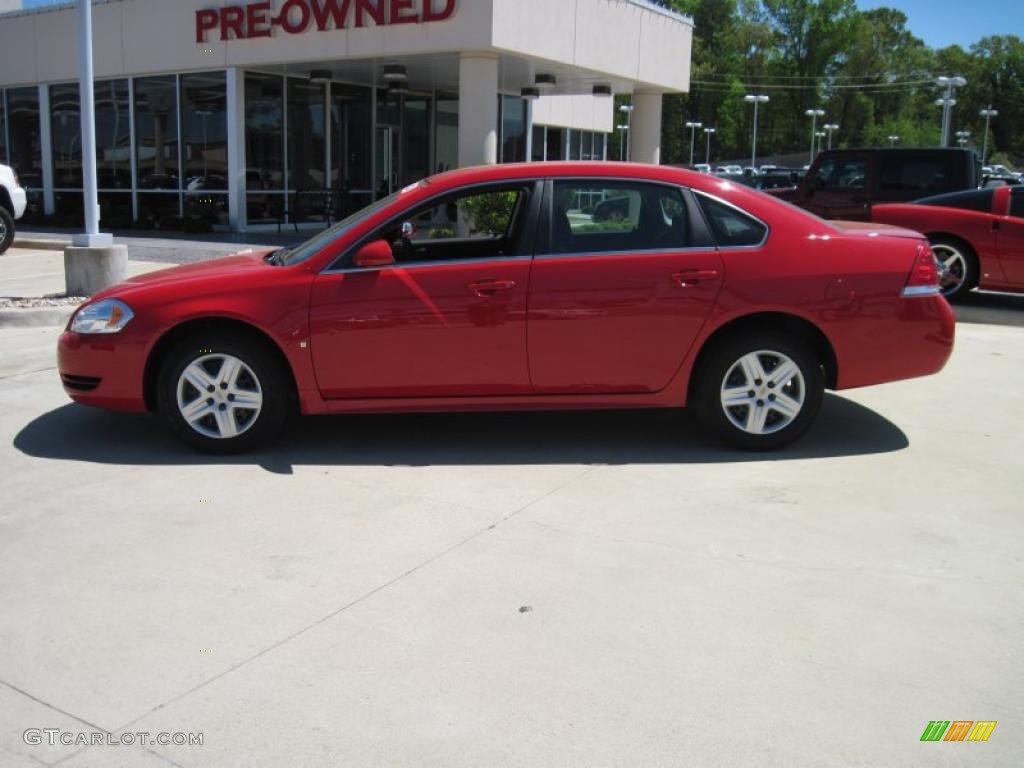 2010 Impala LS - Victory Red / Ebony photo #3