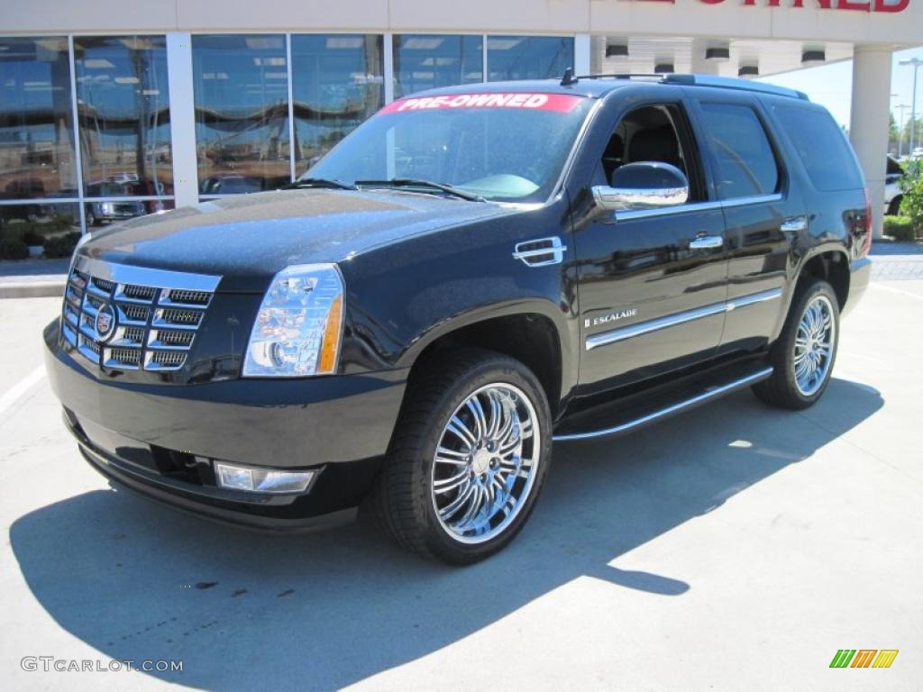 2007 Escalade  - Black Raven / Ebony/Ebony photo #1