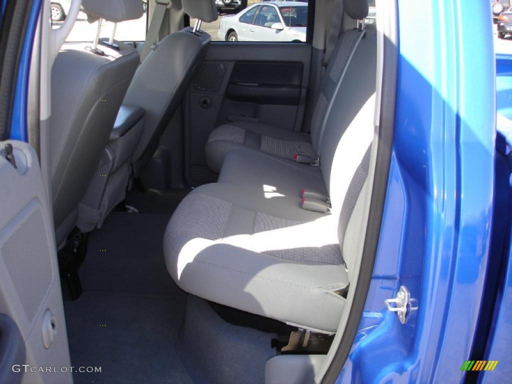 2007 Ram 1500 SLT Quad Cab 4x4 - Electric Blue Pearl / Medium Slate Gray photo #11
