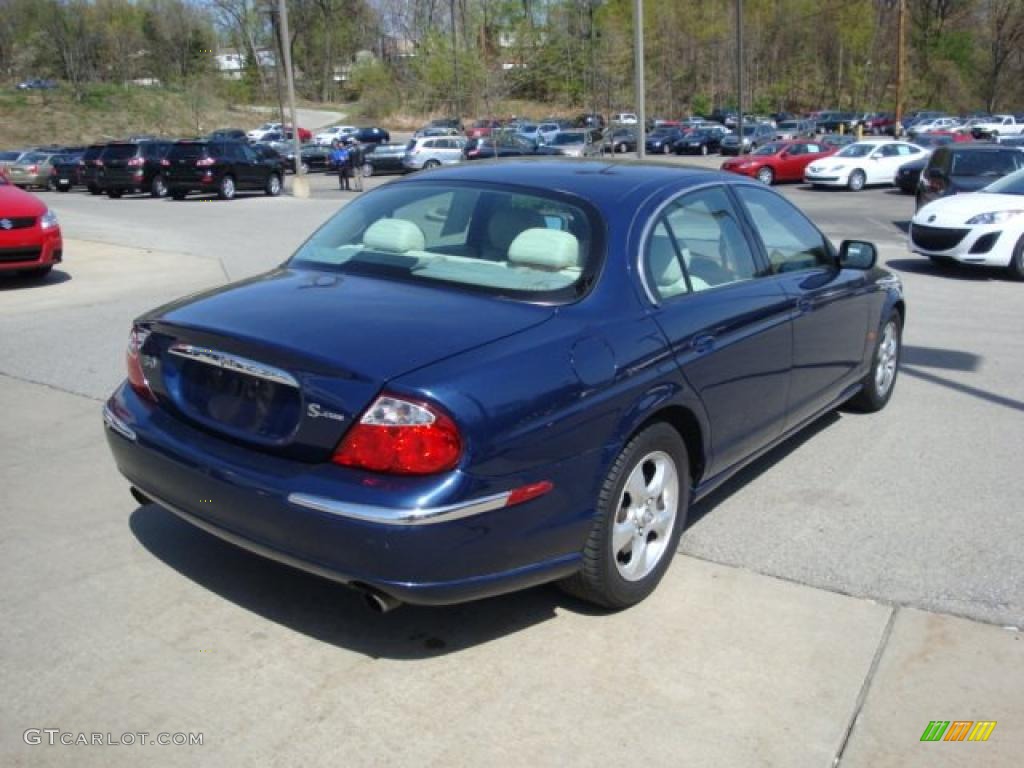 2001 S-Type 3.0 - Sapphire Blue / Cashmere photo #2