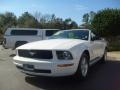 2009 Performance White Ford Mustang V6 Convertible  photo #7