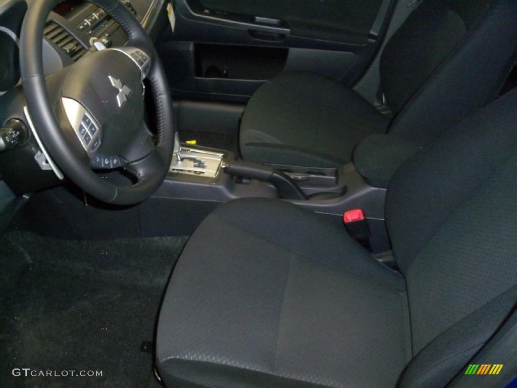 2010 Lancer GTS - Octane Blue Metallic / Black photo #2