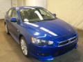 2010 Octane Blue Metallic Mitsubishi Lancer GTS  photo #11