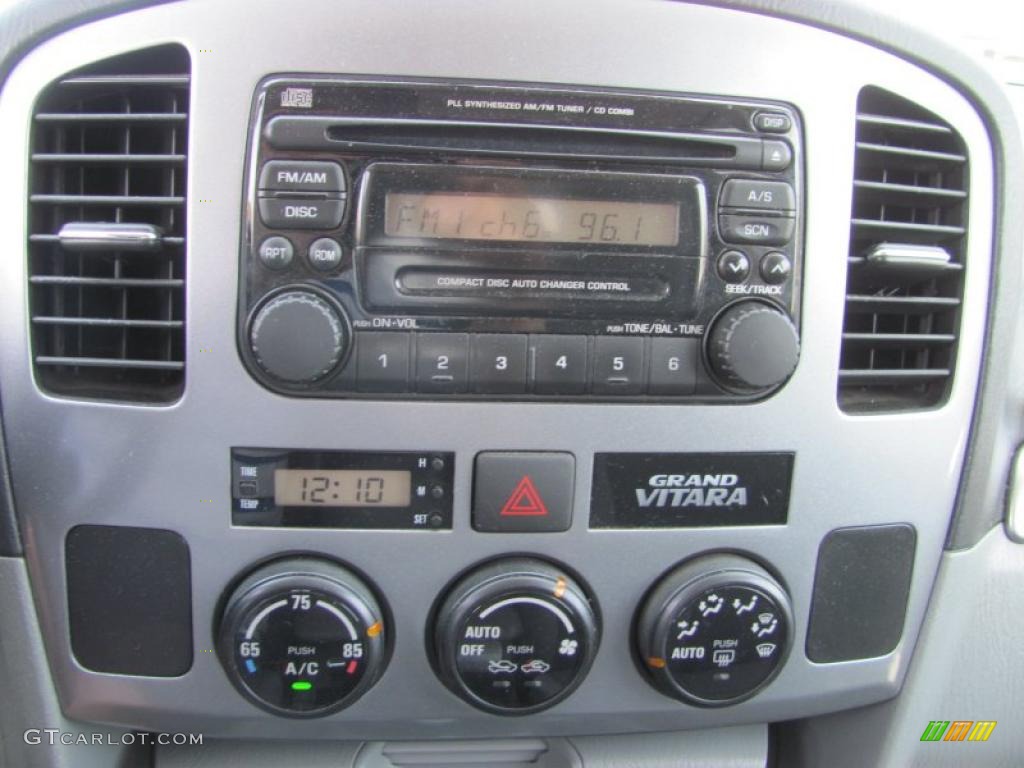 2005 Grand Vitara LX 4WD - Silky Silver Metallic / Gray photo #13