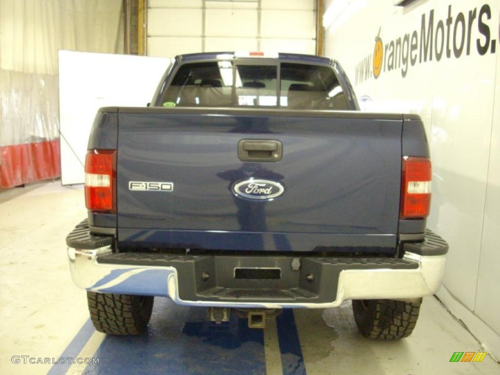 2004 F150 XLT SuperCab 4x4 - True Blue Metallic / Black/Medium Flint photo #5