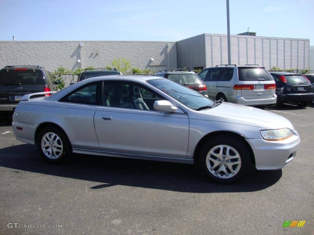 2001 Accord EX V6 Coupe - Satin Silver Metallic / Charcoal photo #6