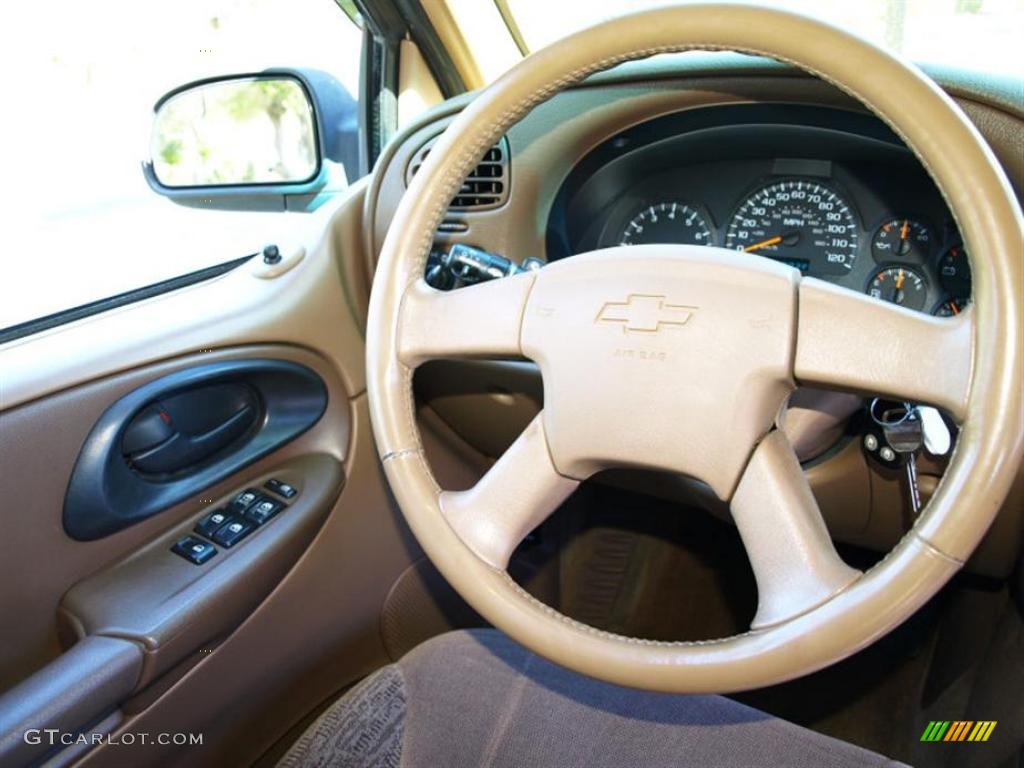 2002 TrailBlazer LS - Sandalwood Metallic / Medium Oak photo #10