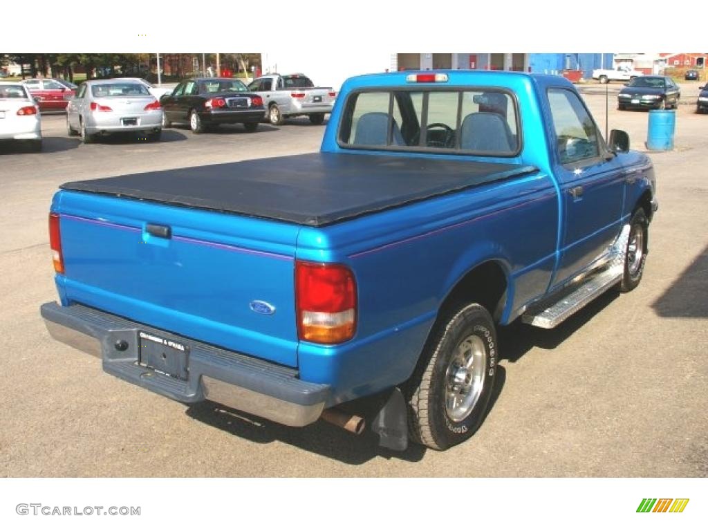 1994 Ranger XLT Regular Cab - Lapis Blue Metallic / Blue photo #10