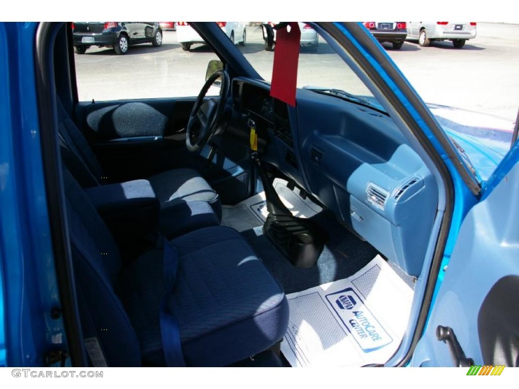 1994 Ranger XLT Regular Cab - Lapis Blue Metallic / Blue photo #11