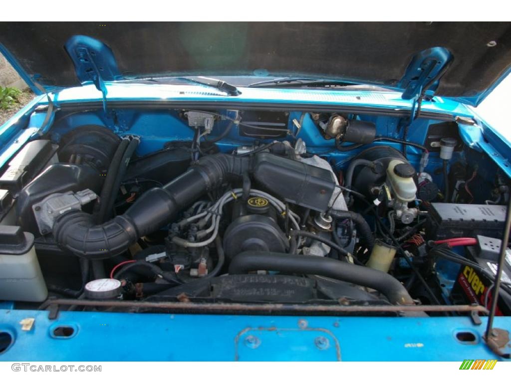 1994 Ranger XLT Regular Cab - Lapis Blue Metallic / Blue photo #13