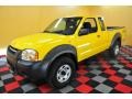 Solar Yellow - Frontier XE V6 King Cab 4x4 Photo No. 3