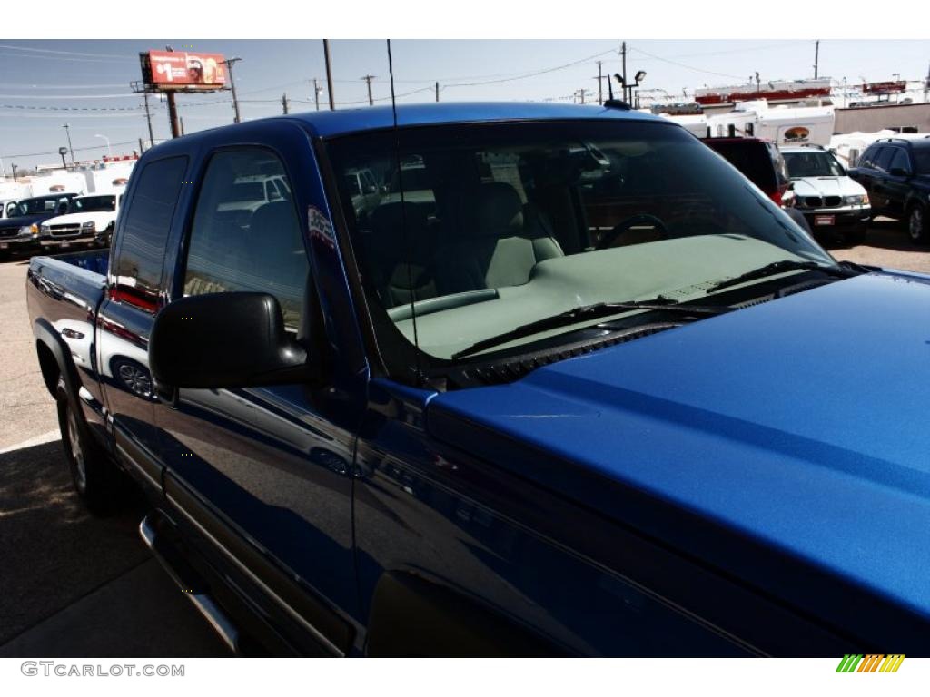 2003 Silverado 1500 LT Extended Cab 4x4 - Arrival Blue Metallic / Medium Gray photo #16