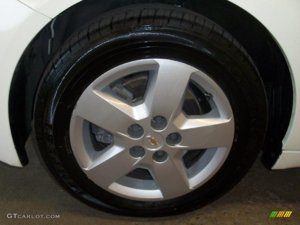 2008 Malibu LS Sedan - White / Titanium Gray photo #7