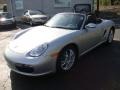 2008 Arctic Silver Metallic Porsche Boxster   photo #2