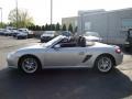 2008 Arctic Silver Metallic Porsche Boxster   photo #10