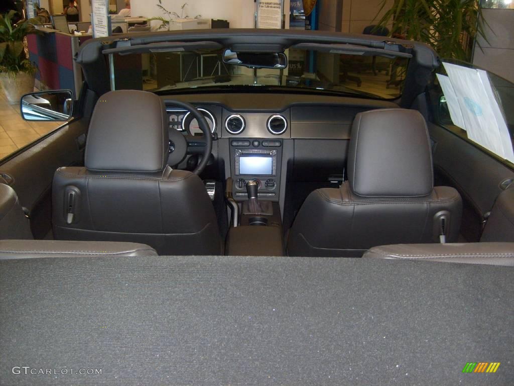 Dark Charcoal Interior 2009 Ford Mustang Shelby GT500 Convertible Photo #2842504