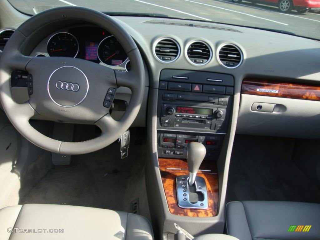 2006 A4 3.0 quattro Cabriolet - Dolphin Gray Metallic / Platinum photo #30