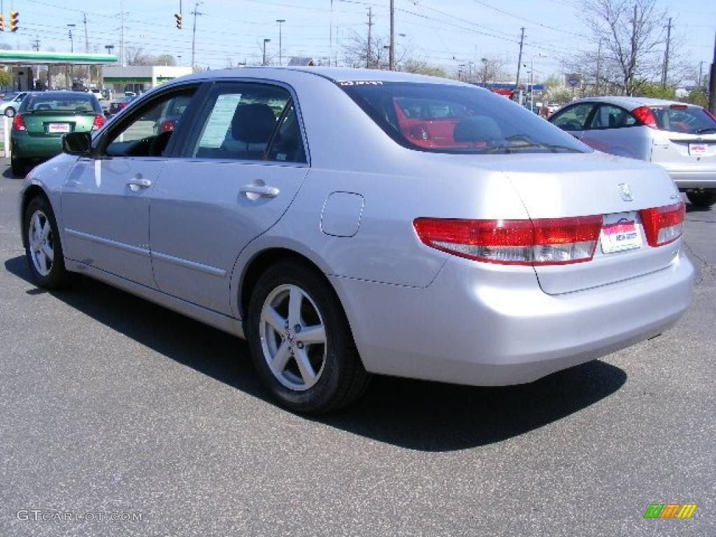 2003 Accord EX Sedan - Satin Silver Metallic / Black photo #3