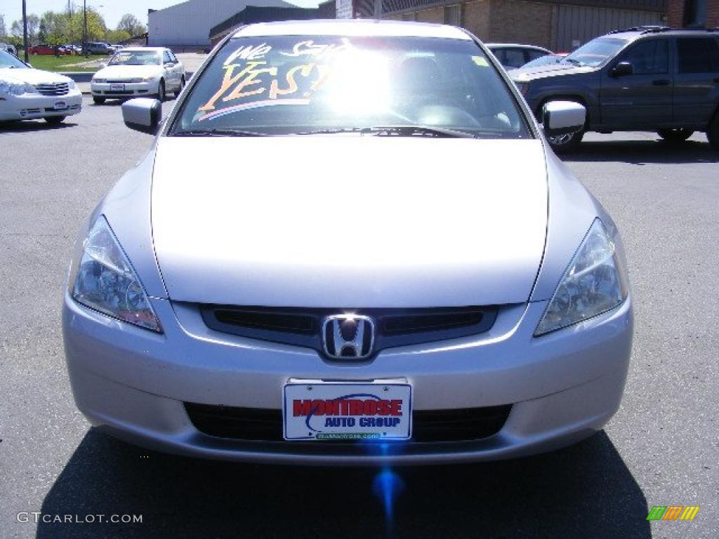 2003 Accord EX Sedan - Satin Silver Metallic / Black photo #8