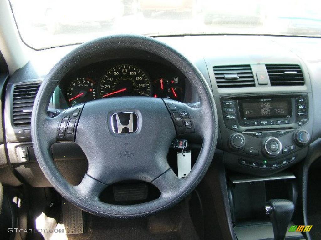 2003 Accord EX Sedan - Satin Silver Metallic / Black photo #14