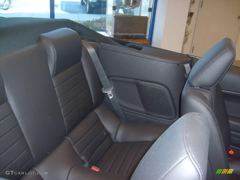 Dark Charcoal Interior 2009 Ford Mustang Shelby GT500 Convertible Photo #2842559