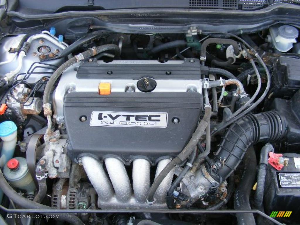 2003 Accord EX Sedan - Satin Silver Metallic / Black photo #27