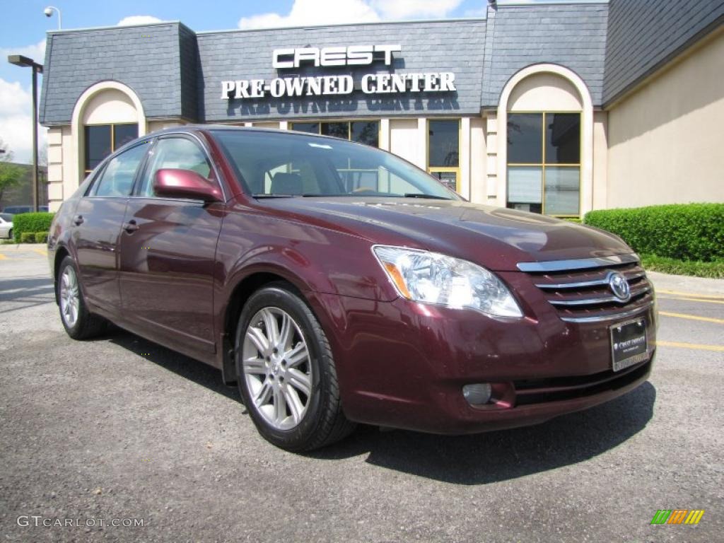 2006 Avalon Limited - Cassis Red Pearl / Ivory photo #1