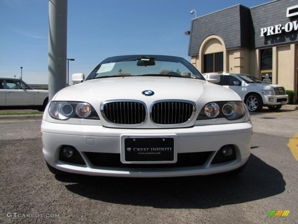 2006 3 Series 325i Convertible - Alpine White / Sand photo #2
