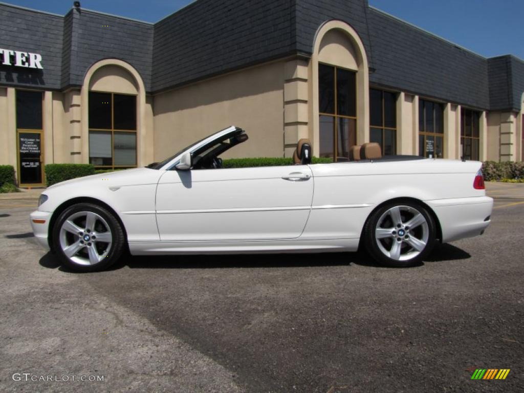 2006 3 Series 325i Convertible - Alpine White / Sand photo #4