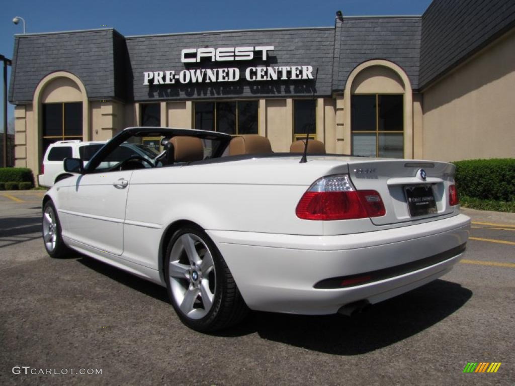 2006 3 Series 325i Convertible - Alpine White / Sand photo #5