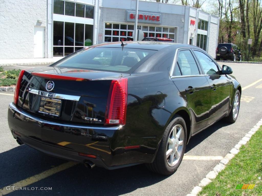 2008 CTS 4 AWD Sedan - Black Raven / Ebony photo #2