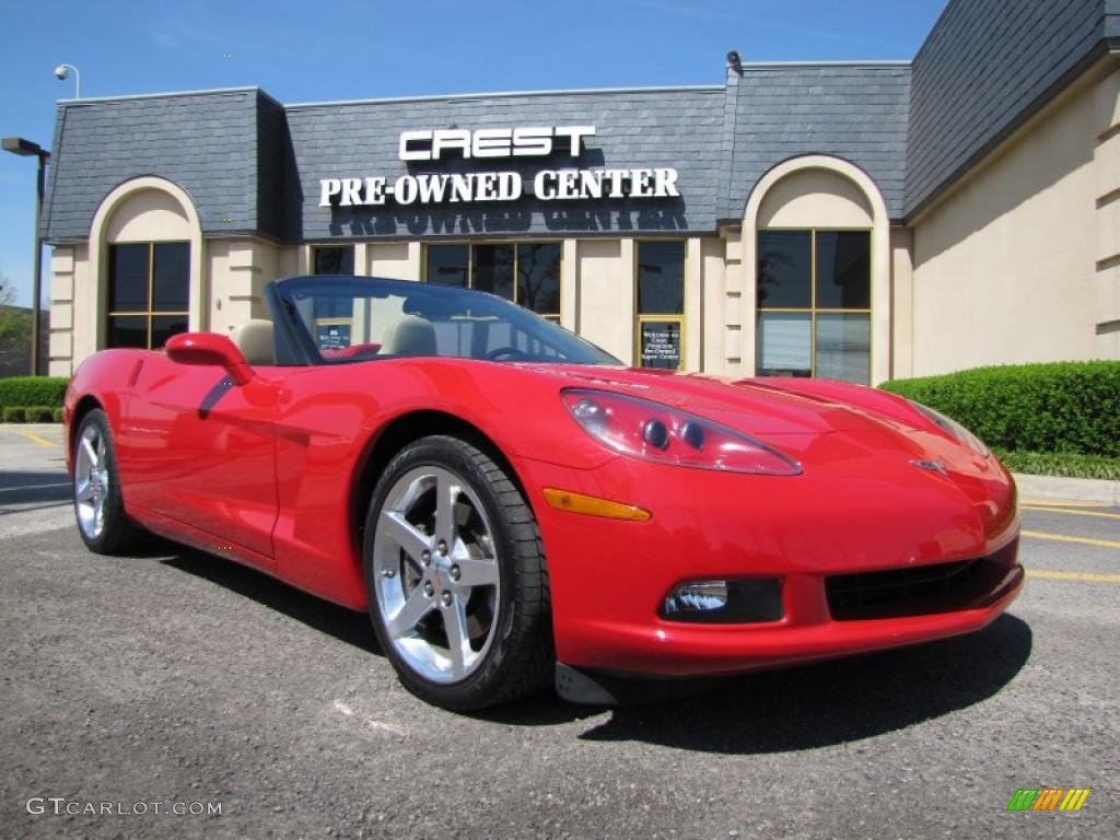 2005 Corvette Convertible - Precision Red / Cashmere photo #1