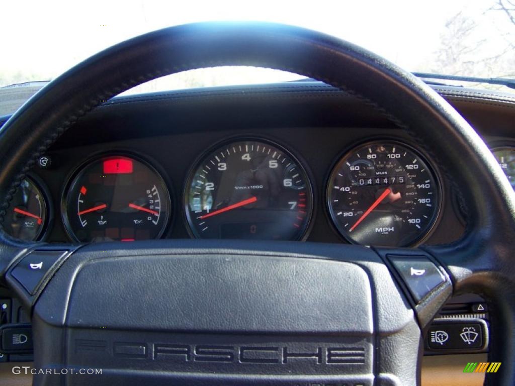 1992 911 Turbo Coupe - Black / Cashmere Beige photo #34
