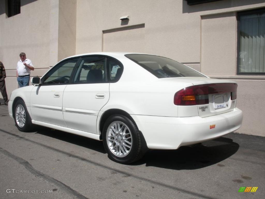 2003 Legacy L Sedan - White Frost Pearl / Gray photo #7