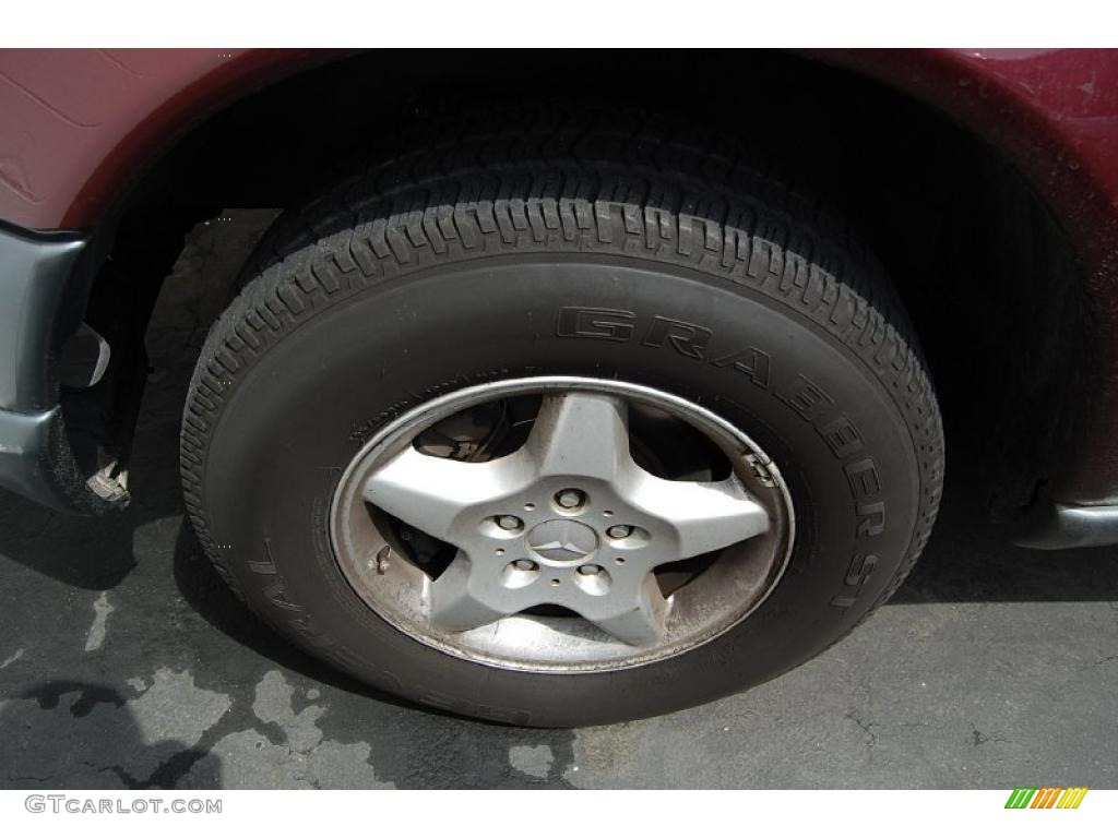 1998 ML 320 4Matic - Ruby Metallic / Grey photo #2