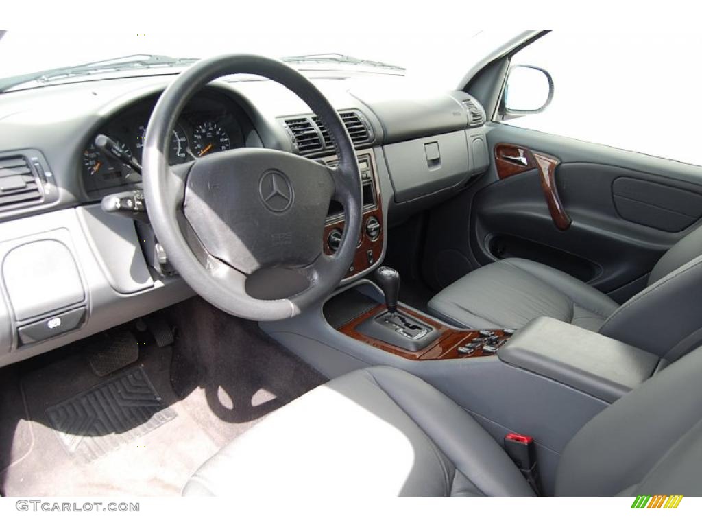 1998 ML 320 4Matic - Ruby Metallic / Grey photo #3