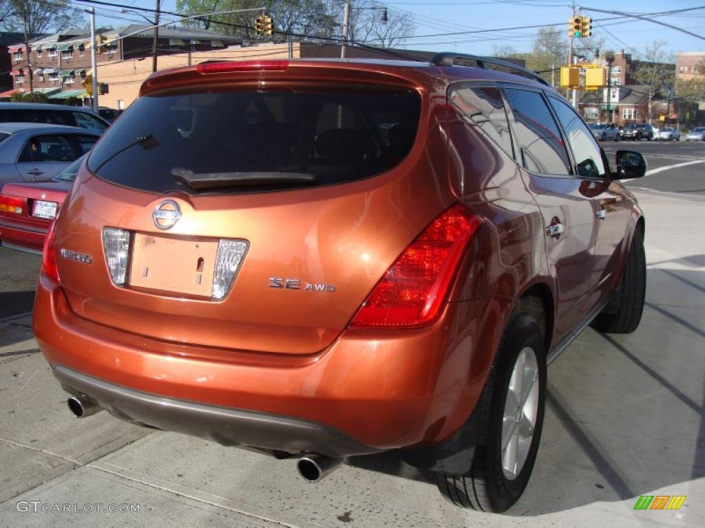 2003 Murano SE AWD - Sunlit Copper Metallic / Charcoal photo #5