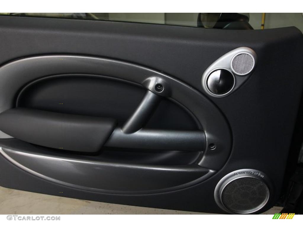 2006 Cooper S Hardtop - Astro Black Metallic / Space Gray/Panther Black photo #13