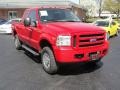 2005 Red Clearcoat Ford F250 Super Duty XLT SuperCab 4x4  photo #1