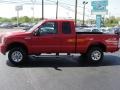 2005 Red Clearcoat Ford F250 Super Duty XLT SuperCab 4x4  photo #4