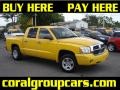 2006 Solar Yellow Dodge Dakota SLT Quad Cab  photo #1