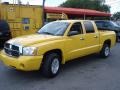 2006 Solar Yellow Dodge Dakota SLT Quad Cab  photo #3