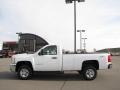 2007 Summit White Chevrolet Silverado 2500HD Work Truck Regular Cab 4x4  photo #1