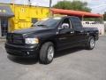 2003 Black Dodge Ram 1500 SLT Quad Cab  photo #3