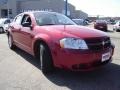 2009 Inferno Red Crystal Pearl Dodge Avenger SXT  photo #7