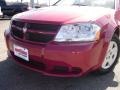 2009 Inferno Red Crystal Pearl Dodge Avenger SXT  photo #9