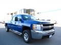 Arrival Blue - Silverado 3500HD Work Truck Crew Cab 4x4 Photo No. 8